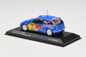 Ford Focus WRC #2 R. Baumgartner / B. Wichs Red Bull Rally Austria 2001 Minichamps 1:43 430008907 Metalli — kuva 3 / 5