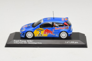 Ford Focus WRC #2 R. Baumgartner / B. Wichs Red Bull Rally Austria 2001 Minichamps 1:43 430008907 Metalli