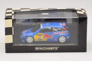 Ford Focus WRC #2 R. Baumgartner / B. Wichs Red Bull Rally Austria 2001 Minichamps 1:43 430008907 Metalli — kuva 5 / 5