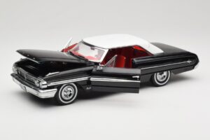 Ford Galaxie 500 Musta Sun Star 1:18 1442 Metalli — kuva 2 / 8