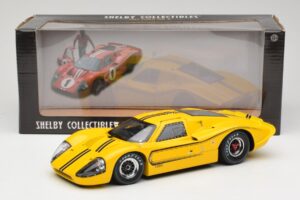Ford GT40 Mk IV Keltainen 1967 Shelby Collectibles 1:18 31414S Metalli — kuva 8 / 8