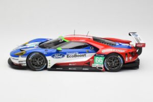 Ford GT GTE Chip Ganassi UK #66 O. Pla / S. Mucke / B. Johnson 24 Hours of Le Mans 2016 Minichamps 1:18 155168666 Metalli — kuva 3 / 6