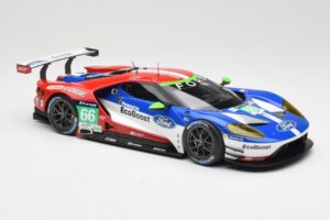 Ford GT GTE Chip Ganassi UK #66 O. Pla / S. Mucke / B. Johnson 24 Hours of Le Mans 2016 Minichamps 1:18 155168666 Metalli — kuva 4 / 6