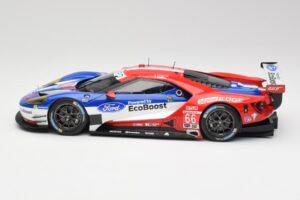 Ford GT #68 D. Muller / J. Hand / S. Bourdais LMGTE Pro Winner 24 Hours of Le Mans 2016 Minichamps 1:18 4012138143098 Metalli — kuva 3 / 6