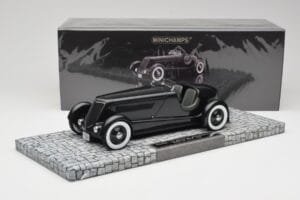Ford Model 40 Special Speedster Tummanharmaa Minichamps 1:18 107082040 Hartsi — kuva 6 / 6