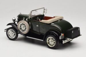 Ford Model A Tummanvihreä Motor City 1:18 20003 Metalli — kuva 7 / 8