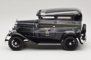 Ford Model A Tudor Police Car Motor City 1:18 43008 Metalli — kuva 3 / 6