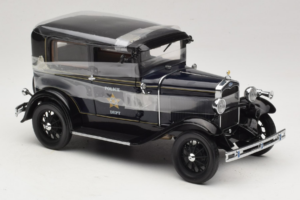 Ford Model A Tudor Police Car Motor City 1:18 43008 Metalli — kuva 4 / 6