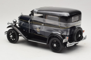 Ford Model A Tudor Police Car Motor City 1:18 43008 Metalli — kuva 5 / 6