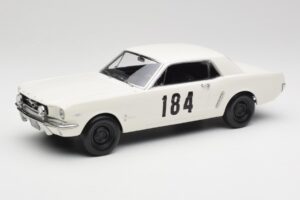 Ford Mustang Hardtop #184 B. Neyret / J. Terramorsi Rally Monte Carlo 1965 Norev 1:18 182801 Metalli