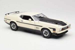 Ford Mustang Mach 1 Valkoinen Sun Star 1:18 3602 Metalli — kuva 6 / 8