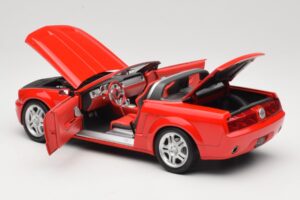 Ford Mustang S197 GT Avoauto Punainen Beanstalk Group 1:18 FOR10016R Metalli — kuva 5 / 8