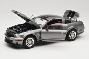 Ford Mustang S197 Shelby GT500 40th Anniversary Harmaa Shelby Collectibles 1:18 DC075005 Metalli — kuva 2 / 8