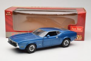 Ford Mustang SportsRoof Sininen Sun Star 1:18 3612 Metalli — kuva 8 / 8