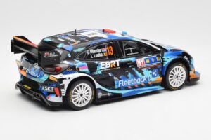 Ford Puma Rally1 #13 G. Munster / L. Louka Rally Central Europe 2023 IXO 1:18 18RMC188 Metalli — kuva 2 / 6