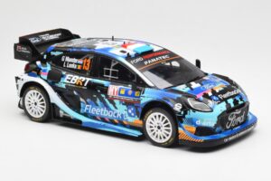 Ford Puma Rally1 #13 G. Munster / L. Louka Rally Central Europe 2023 IXO 1:18 18RMC188 Metalli — kuva 4 / 6