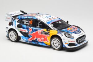 Ford Puma Rally1 WRC #16 A. Fourmaux / A. Coria Rally Monte Carlo 2024 IXO 1:18 18RMC198 Metalli — kuva 4 / 6