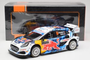 Ford Puma Rally1 WRC #16 A. Fourmaux / A. Coria Rally Monte Carlo 2024 IXO 1:18 18RMC198 Metalli — kuva 6 / 6