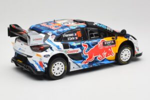 Ford Puma Rally1 WRC M-Sport #16 A. Fourmaux / A. Coria Safari Rally Kenya 2024 IXO 1:18 18RMC207 Metalli — kuva 2 / 6