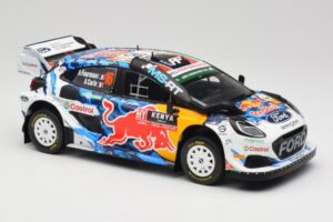 Ford Puma Rally1 WRC M-Sport #16 A. Fourmaux / A. Coria Safari Rally Kenya 2024 IXO 1:18 18RMC207 Metalli — kuva 4 / 6