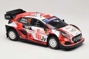 Ford Puma Rally1 WRC #22 M-Sport Ford World Rally Team M. Sesks / R. Francis Rally Poland 2024 IXO 1:18 18RMC215 Metalli — kuva 4 / 6