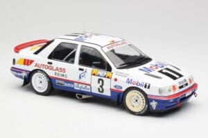 Ford Sierra RS Cosworth 4x4 #3 M. Biasion / T. Siviero Rally Monte Carlo 1992 MCG 1:18 MCG18355R Metalli — kuva 4 / 6