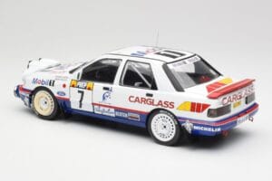 Ford Sierra RS Cosworth 4x4 #7 F. Delecour / D. Grataloup Rally Monte Carlo 1992 MCG 1:18 MCG18356R Metalli — kuva 5 / 6
