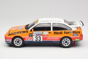 Ford Sierra RS Cosworth #33 R. Brookes RAC Rally 1989 IXO 1:18 18RMC115 Metalli — kuva 3 / 6
