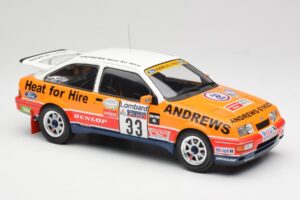Ford Sierra RS Cosworth #33 R. Brookes RAC Rally 1989 IXO 1:18 18RMC115 Metalli — kuva 4 / 6