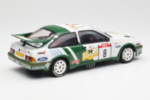 Ford Sierra RS Cosworth #8 D. Auriol / B. Occelli Rally Tour de Corse 1988 AUTOart 1:18 88812 Metalli — kuva 3 / 8
