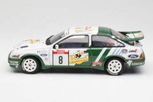 Ford Sierra RS Cosworth #8 D. Auriol / B. Occelli Rally Tour de Corse 1988 AUTOart 1:18 88812 Metalli — kuva 4 / 8