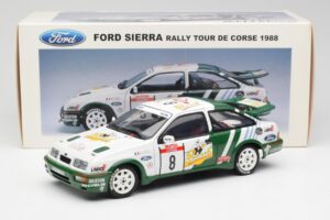 Ford Sierra RS Cosworth #8 D. Auriol / B. Occelli Rally Tour de Corse 1988 AUTOart 1:18 88812 Metalli — kuva 8 / 8