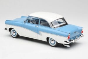 Ford Taunus 17M P2 Vaaleansininen & Valkoinen BoS Models 1:18 BOS019 Metalli — kuva 5 / 6