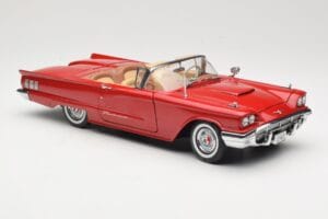 Ford Thunderbird Avoauto Punainen Sun Star 1:18 4311 Metalli — kuva 6 / 8
