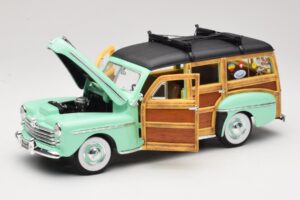 Ford Woody Panel Wagon Mintunvihreä Road Signature 1:18 20028 Metalli — kuva 2 / 8