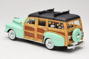 Ford Woody Panel Wagon Mintunvihreä Road Signature 1:18 20028 Metalli — kuva 7 / 8