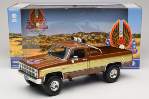 GMC K-2500 Sierra Grande Ruskea GreenLight 1:18 13560 Metalli — kuva 8 / 8