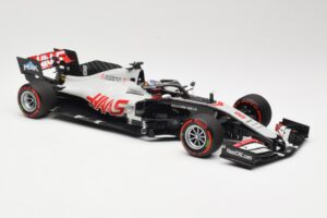 Haas VF-20 #8 R. Grosjean Bahrain GP 2020 Minichamps 1:18 110201508 Metalli — kuva 4 / 6