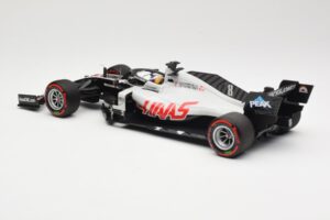 Haas VF-20 #8 R. Grosjean Bahrain GP 2020 Minichamps 1:18 110201508 Metalli — kuva 5 / 6