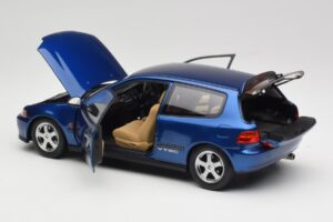 Honda Civic SiR II EG6 VTEC Sininen LCD 1:18 LCD18018-BU Metalli — kuva 5 / 9