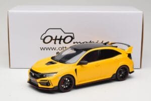 Honda Civic Type R FK8 Euro Spec Keltainen Otto 1:18 OT1111 Hartsi — kuva 6 / 6
