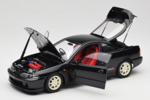 Honda Integra Type R DC2 Pre-Facelift Flamenco Black Pearl MotorHelix 1:18 M85203 Metalli — kuva 2 / 8