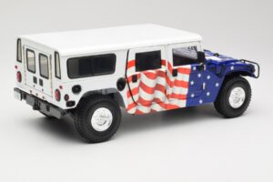 Hummer H1 AM General Gore-Lieberman Humvee America Exoto 1:18 1807 Metalli — kuva 3 / 8