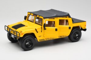 Hummer H1 Soft Top Keltainen Maisto 1:18 56041 Metalli — kuva 2 / 8