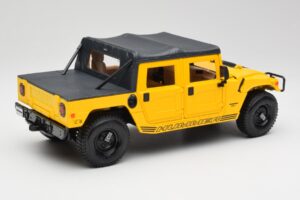 Hummer H1 Soft Top Keltainen Maisto 1:18 56041 Metalli — kuva 3 / 8