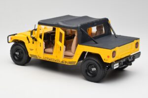 Hummer H1 Soft Top Keltainen Maisto 1:18 56041 Metalli — kuva 5 / 8