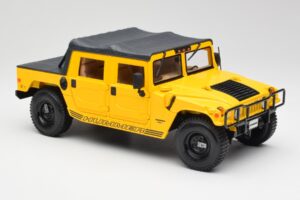 Hummer H1 Soft Top Keltainen Maisto 1:18 56041 Metalli — kuva 6 / 8
