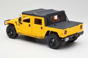Hummer H1 Soft Top Keltainen Maisto 1:18 56041 Metalli — kuva 7 / 8