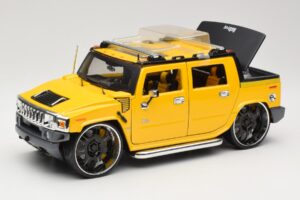 Hummer H2 SUT Concept Keltainen Maisto 1:18 31067 Metalli