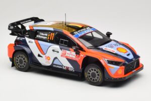 Hyundai i20 N Rally1 #11 Hyundai Shell Mobis WRT T. Neuville / M. Wydaeghe Rally Poland 2024 IXO 1:18 18RMC214 Metalli — kuva 3 / 6